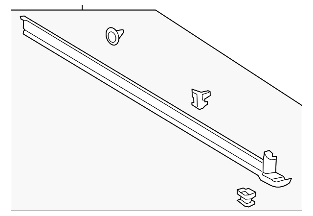CJ5Z-7810176-AB Деталь ROCKER MOLDING, RIGHT