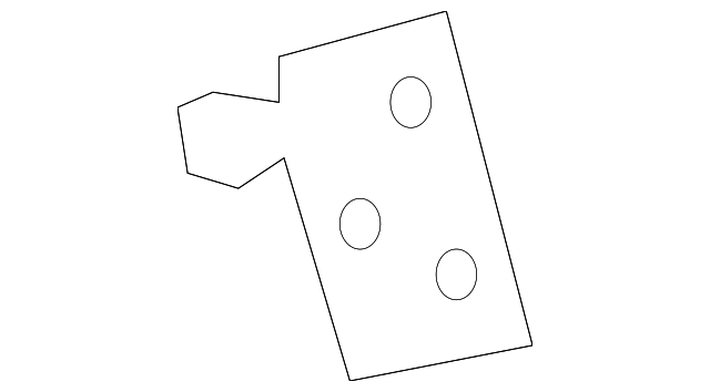 25774008 Деталь UPPER BRACKET, RIGHT