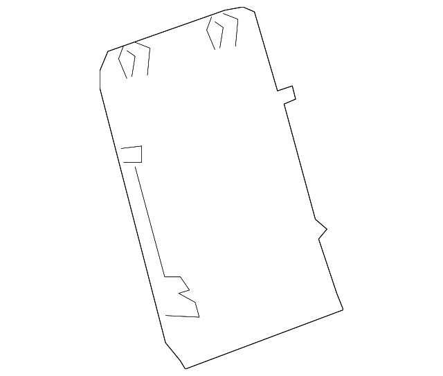 15822941 Деталь SEAT BACK PANEL, RIGHT