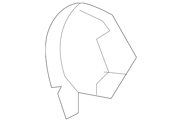 15216144 Деталь RECLINE COVER, RIGHT