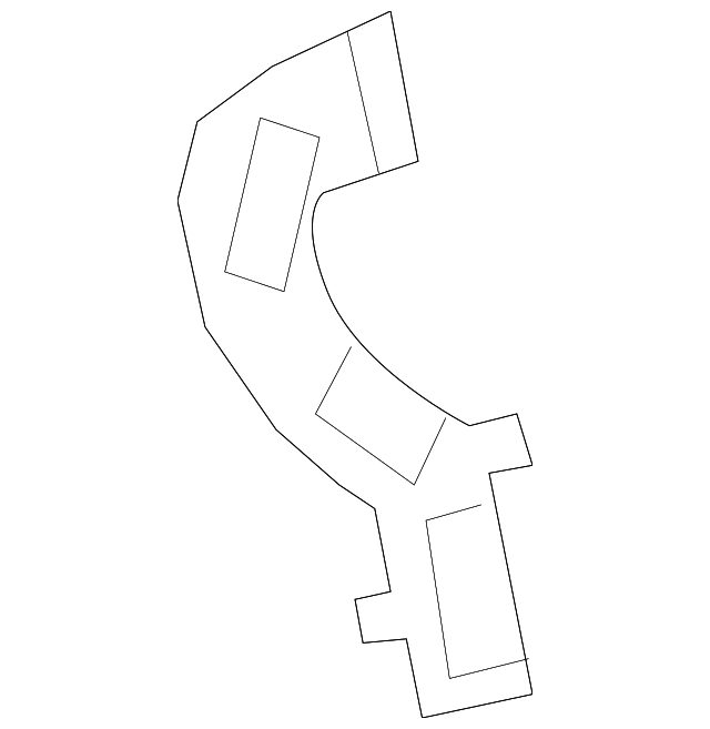 15216128 Деталь VENT DUCT, RIGHT