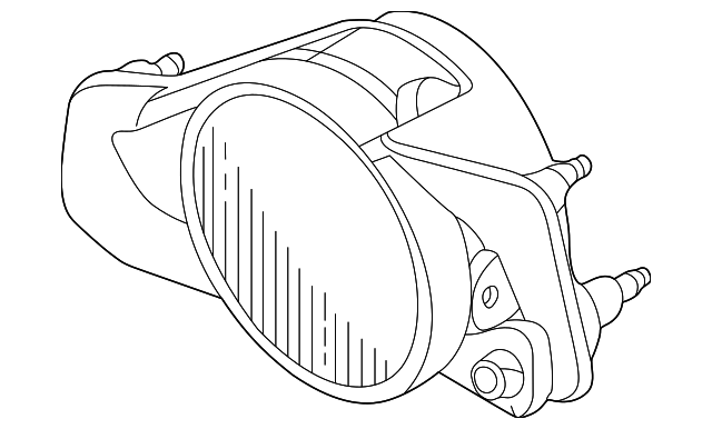 MR442201 Деталь FOG LAMP, LEFT