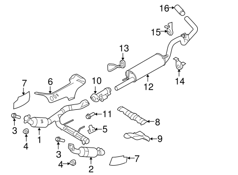 F-150 EXHAUST COMPONENTS