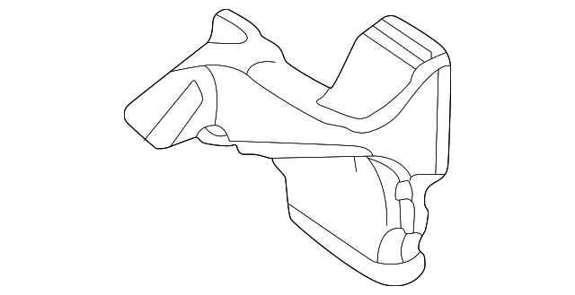 64228217392 Деталь FLOOR DUCT, RIGHT