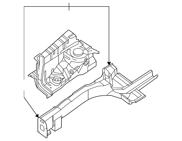 64500-1F010 Деталь APRON/RAIL ASSY, LEFT