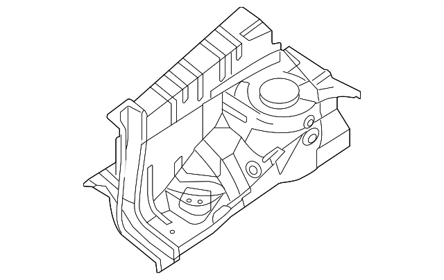 64502-1F010 Деталь APRON PANEL, RIGHT