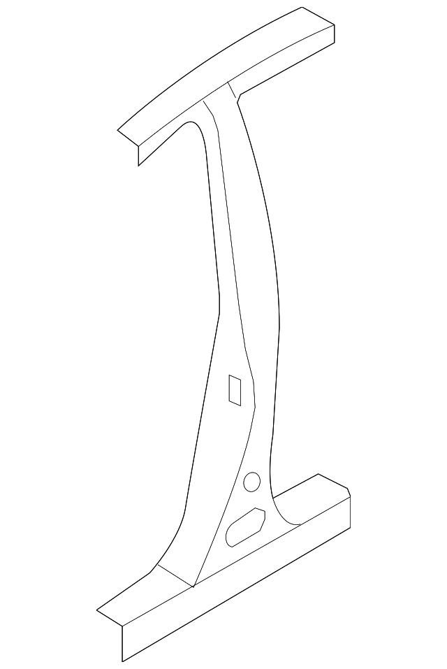 71402-3KB01 Деталь CENTER PILLAR, RIGHT