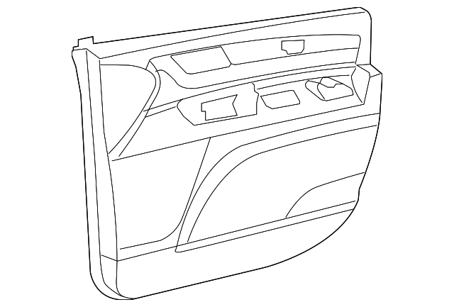 7B0-867-012-L-HL5 Деталь DOOR TRIM PANEL, RIGHT