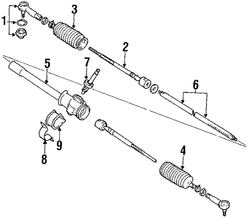 Swift STEERING GEAR & LINKAGE 2