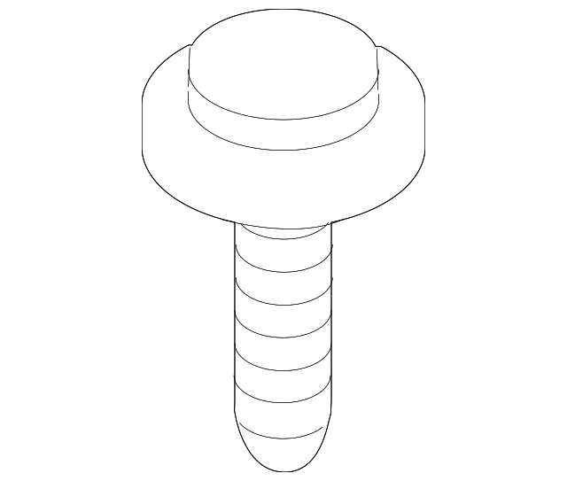 -W712668-S439 Деталь ROOF MOLDING SCREW, RIGHT