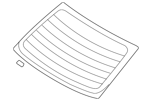 87110-3L020 Деталь BACK GLASS
