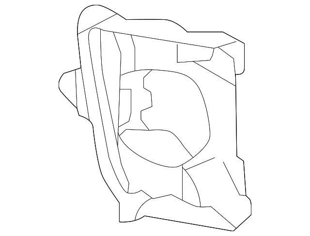 52711-60050 Деталь FOG LAMP ASSY BRACKET, RIGHT