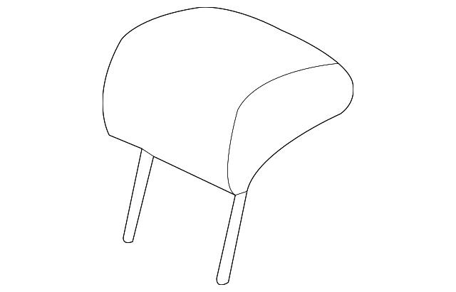 EJ63-88-240-02 Деталь HEADREST, OUTER, LEFT