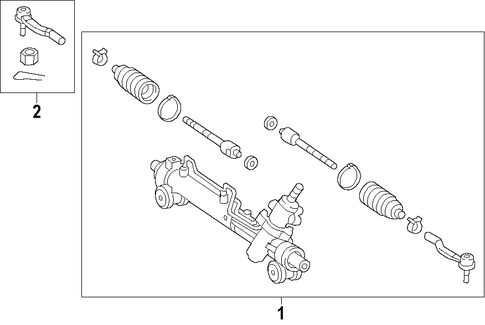 Camry STEERING GEAR & LINKAGE