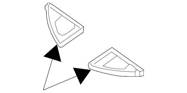 264317S010 MAP LAMP LENS, RIGHT