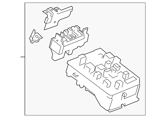 23301690 Деталь FUSE & RELAY BOX