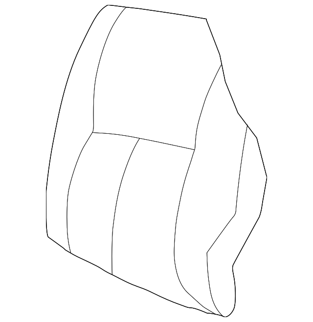 SR941D5AA Деталь SEAT BACK COVER