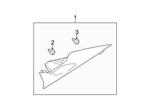 Sonata INTERIOR TRIM - QUARTER PANELS