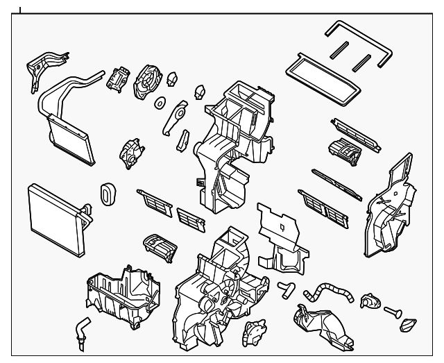 97205-2S011 Деталь AC & HEATER ASSY