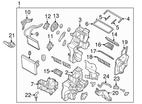 Sportage CONDENSER, COMPRESSOR & LINES