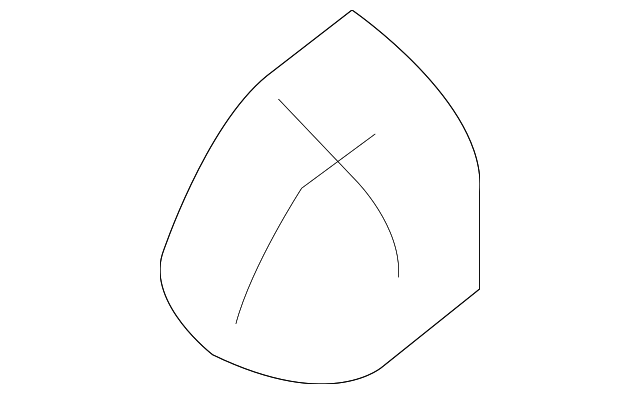 C514-57-631-75 Деталь ANCHOR COVER, RIGHT