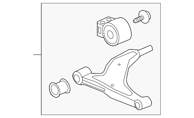13318889 Деталь LOWER CNTRL ARM, RIGHT