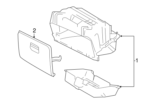 NV200 GLOVE BOX