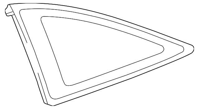 62720-AA050 Деталь QUARTER GLASS, LEFT