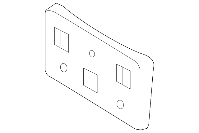 BAP8-50-170A Деталь LICENSE BRACKET
