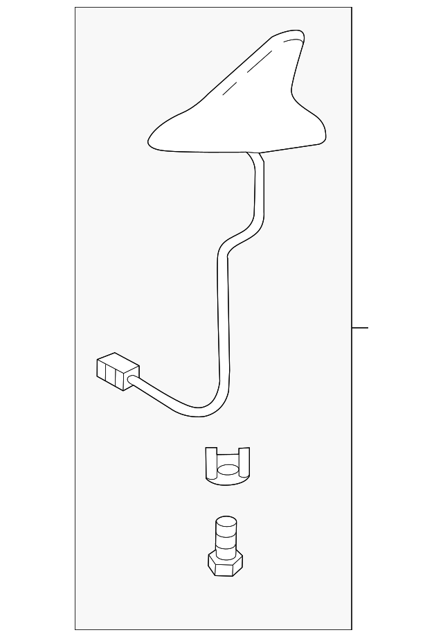 20909208 Деталь ANTENNA MAST