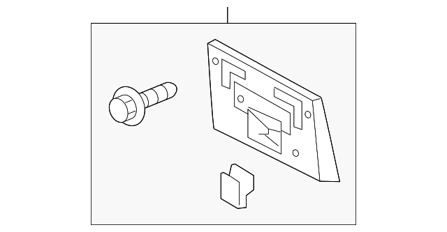 52114-33380 Деталь LICENSE BRACKET