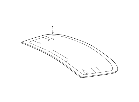 650i GLASS & HARDWARE - BACK
