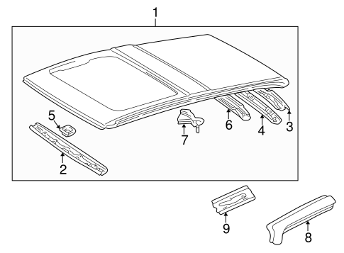 RAV4 ROOF & COMPONENTS 2