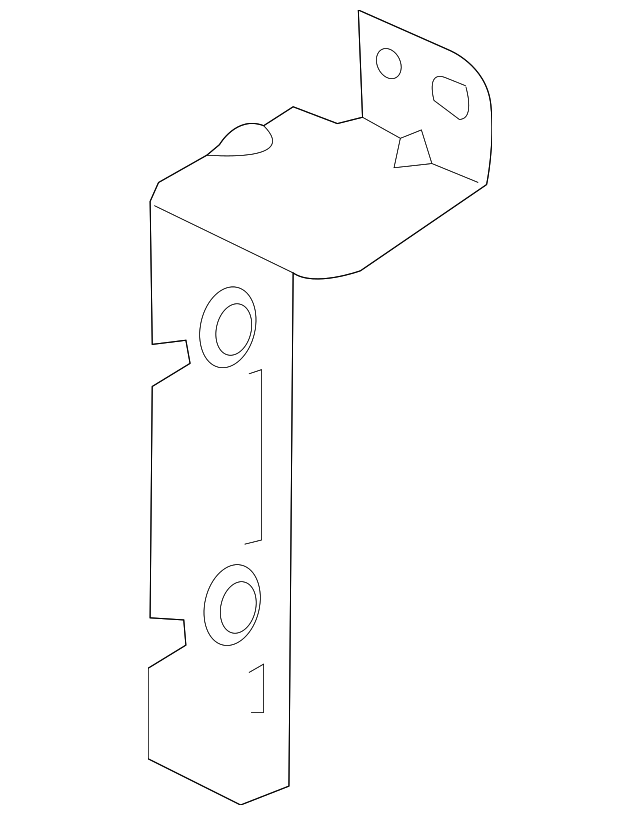 96185-A7000 Деталь RADIO BRACKET, LEFT
