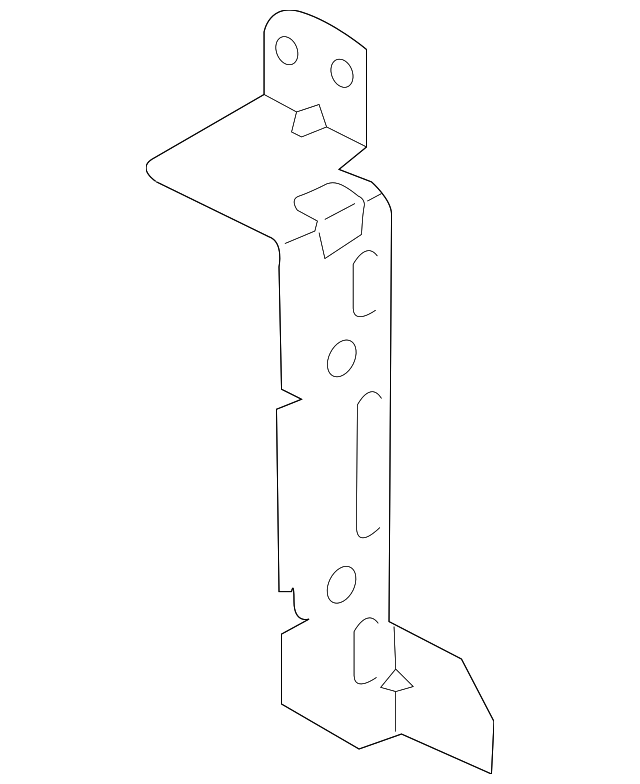 96186-A7000 Деталь RADIO BRACKET, RIGHT