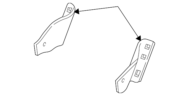 10170191 Деталь SIDE AIR BAFFLE, LEFT
