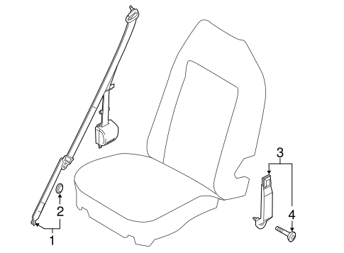 E-150 SECOND ROW SEAT BELTS 2
