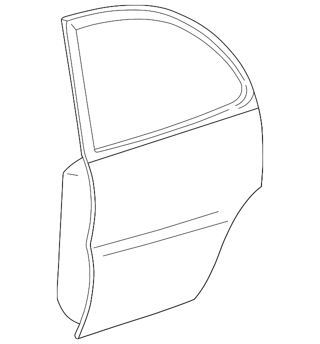 19210419 Деталь DOOR SHELL, LEFT