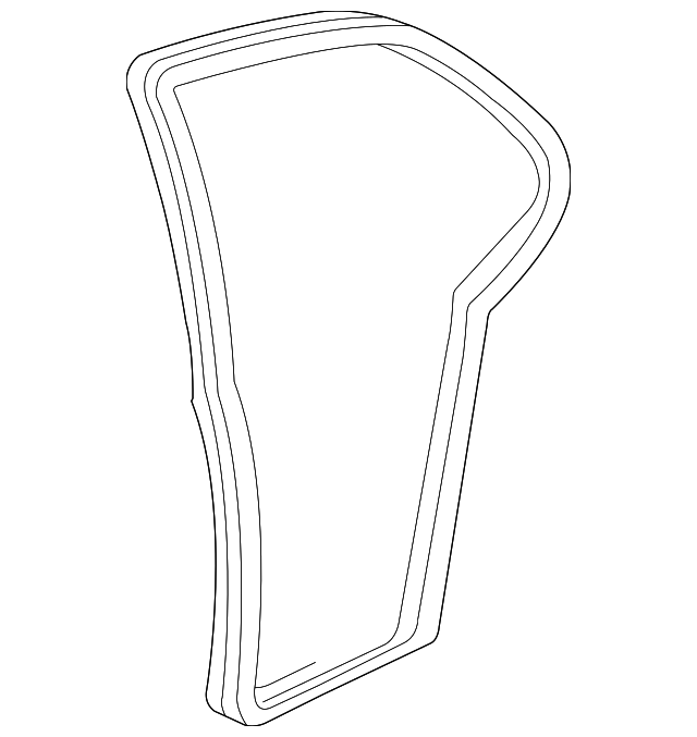 19179804 Деталь DOOR W'STRIP, RIGHT