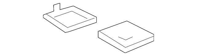 81266-42020 MAP LAMP LENS, LEFT