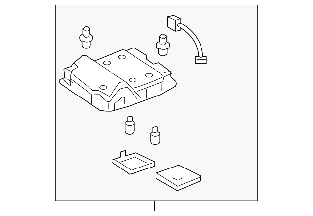 81260-12270-B0 Деталь MAP LAMP ASSY