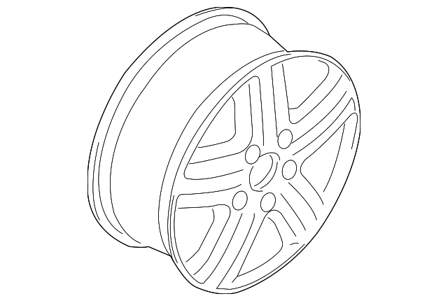 7L6-601-025-D-Z31 Деталь WHEEL, ALLOY