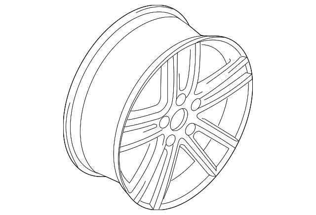 7L6-601-025-S-88Z Деталь WHEEL, ALLOY