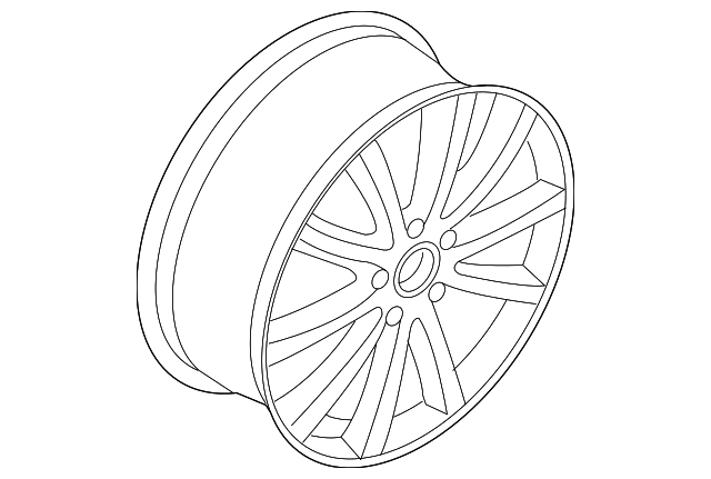 7L6-601-025-BG-8Z8 Деталь WHEEL, ALLOY