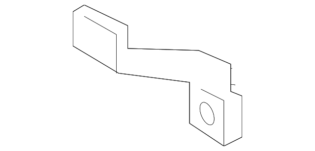 86633-C2100 Деталь IMPACT BAR UPPER BRACKET, LEFT