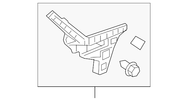 86613-C2000 Деталь SIDE BRACKET, LEFT