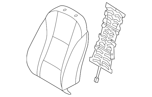 88360-A5030-SGC SEAT BACK COVER