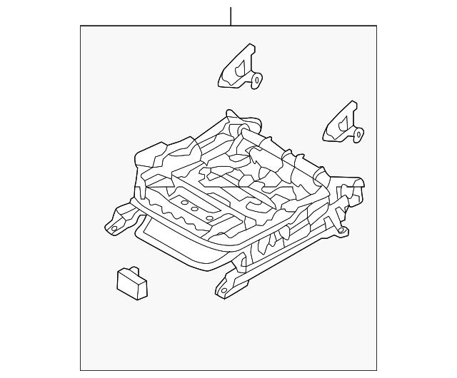 88500-A5551-RY SEAT TRACK