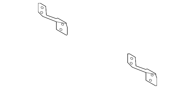 86633-1W020 Деталь OUTER BRACKET, LEFT