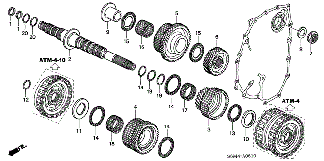RSX AT SECONDARY SHAFT